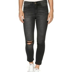 Billabong High Waist Skinny Black Distressed Jeans